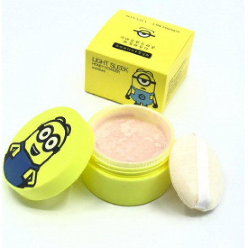 Рассыпчатая пудра missha line friends light sleek миньон