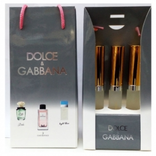 подарочный набор dolce & gabbana 3 по 25 ml